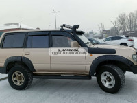 Силовые пороги листовые цельногнутые АМЗ Тамерлан для Toyota Land Cruiser 80