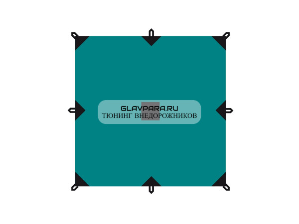 Тент BTrace 3x5, Зеленый