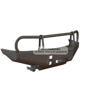 Бампер силовой передний STC Mitsubishi Pajero Sport 2008-2015/L200 2013-2015 защита фар