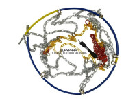 Цепи противоскольжения для легковых автомобилей KN090 комплект 2 шт