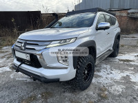 Пороги РИФ силовые Mitsubishi Pajero Sport III 2021+