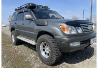 Силовые пороги листовые цельногнутые АМЗ для Toyota Land Cruiser 100, Lexus LX470 