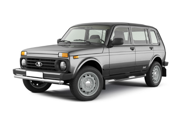 Защита порогов с накладками диаметром 76 мм (НПС) LADA 4x4 2131 c 1995