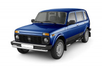 Защита порогов с накладками диаметром 76 мм (НПС) LADA 4x4 2131 c 1995