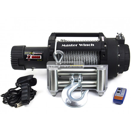 Лебедка электрическая автомобильная Master Winch X18000 24V 8182 кг со стальным тросом IP68