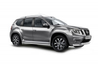 Защита порогов вогнутая Ø63 мм (НПС) Nissan Terrano с 2014