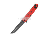 Нож GANZO, G626-GS Красный Самурай, длина клинка 96 мм