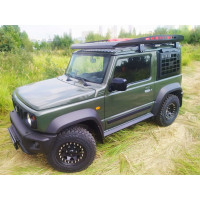 Багажник аэродинамический алюминиевый KDT для Suzuki Jimny