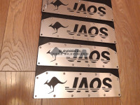 Брызговики резиновые JAOS на внедорожники (2 шт) широкие 400 мм