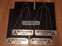 Брызговики резиновые MITSUBISHI L200 300-350мм (2 шт)