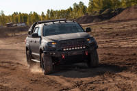 Пороги силовые BMS ALFA для Тойота Тундра Double Cab, Crew Max 2007-2021 (2 шт.)