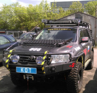 Багажник экспедиционный алюминиевый KDT для Toyota Land Cruiser 200